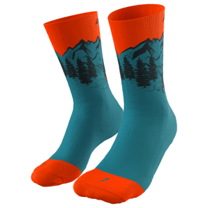 Ponožky Dynafit Stay Fast Sk Velikost ponožek: 39-42 / Barva: modrá/oranžová