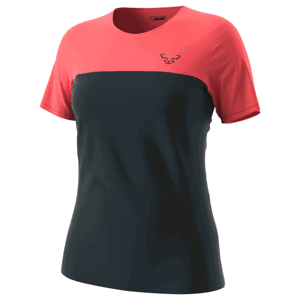 Dámské funkční triko Dynafit Traverse S-Tech S/S Tee W Velikost: XS-S / Barva: černá/růžová