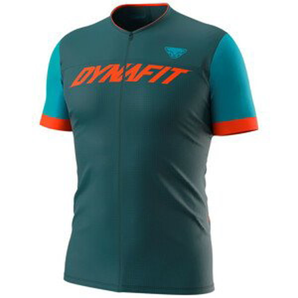 Pánský cyklistický dres Dynafit Ride Light S/S Fz Tee M Velikost: M / Barva: modrá