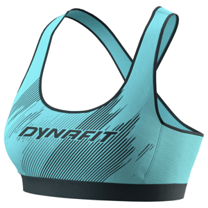 Sportovní podprsenka Dynafit Alpine Graphic W Bra Velikost podprsenky: M / Barva: modrá/černá