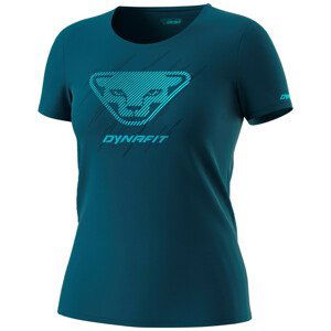 Dámské triko Dynafit Graphic Co W S/S Tee Velikost: M / Barva: modrá