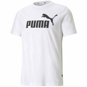 Pánské triko Puma ESS Logo Tee Velikost: M / Barva: bílá