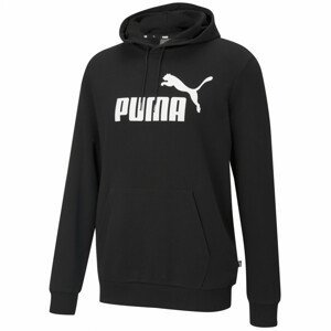 Pánská mikina Puma ESS Big Logo Hoodie TR Velikost: XXL / Barva: černá