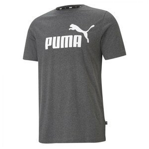 Pánské triko Puma ESS Heather Tee Velikost: XL / Barva: černá/šedá
