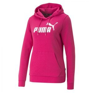 Dámská mikina Puma ESS Logo Hoodie TR (s) Velikost: L / Barva: růžová/bílá