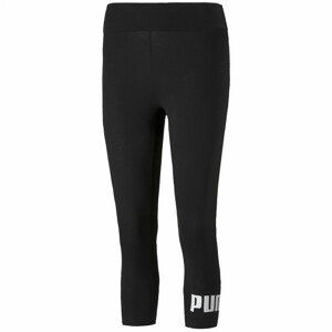 Dámské 3/4 legíny Puma ESS 3/4 Logo Leggings Velikost: M / Barva: černá