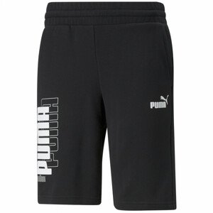 Pánské kraťasy Puma Power Logo Shorts 10"" TR Velikost: M / Barva: černá