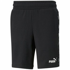 Pánské kraťasy Puma ESS+ Tape Shorts 9"" TR Velikost: M / Barva: černá