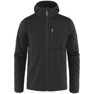 Pánská mikina Fjällräven Keb Fleece Hoodie M Velikost: L / Barva: černá