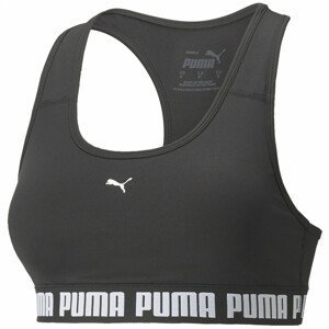 Sportovní podprsenka Puma Mid Impact Strong Bra PM Velikost podprsenky: M / Barva: černá