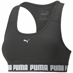 Sportovní podprsenka Puma Mid Impact Strong Bra PM Velikost podprsenky: L / Barva: černá