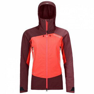 Dámská bunda Ortovox W's Westalpen Softshell Jacket Velikost: S / Barva: červená