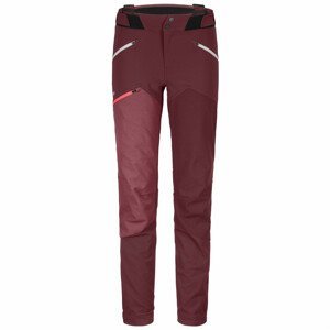 Dámské kalhoty Ortovox W's Westalpen Softshell Pants Velikost: S / Barva: červená
