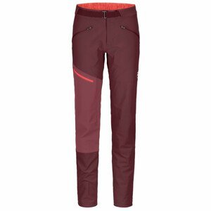 Dámské kalhoty Ortovox W's Brenta Pants Velikost: S / Barva: červená