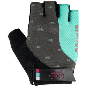 Cyklistické rukavice Radvik Runde Velikost: M / Barva: černá/červená