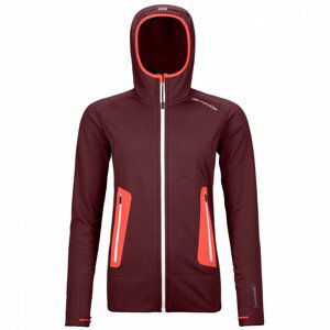 Dámská mikina Ortovox W's Fleece Light Hoody Velikost: S / Barva: červená