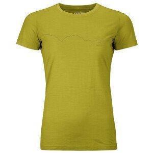 Dámské funkční triko Ortovox W's 120 Tec Mountain T-Shirt Velikost: M / Barva: světle zelená