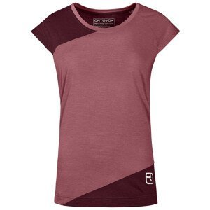 Dámské funkční triko Ortovox W's 120 Tec T-Shirt Velikost: S / Barva: růžová