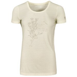 Dámské funkční triko Ortovox W's 120 Cool Tec Sweet Alison T-Shirt Velikost: L / Barva: bílá