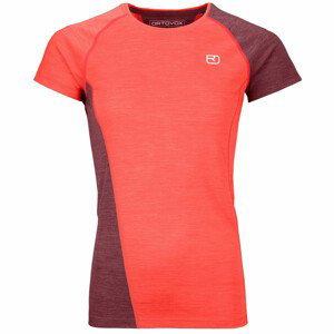 Dámské funkční triko Ortovox W's 120 Cool Tec Fast Upward T-Shirt Velikost: S / Barva: červená