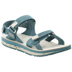 Dámské sandály Jack Wolfskin Outfresh Deluxe Sandal W Velikost (EU): 37 / Barva: modrá/šedá/růžová