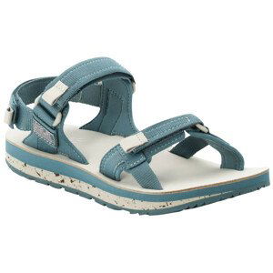 Dámské sandály Jack Wolfskin Outfresh Deluxe Sandal W Velikost (EU): 38 / Barva: modrá/šedá/růžová