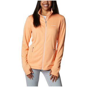 Dámská mikina Columbia W Park View Grid Fleece Full Zip Velikost: L / Barva: světle oranžová