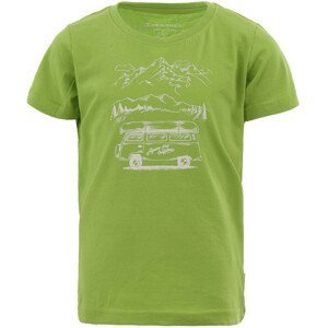 Dětské triko Alpine Pro Badamo Dětská velikost: 92-98 / Barva: zelená
