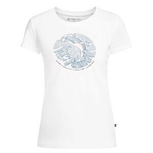 Dámské triko Alpine Pro Planeta Velikost: M / Barva: bílá