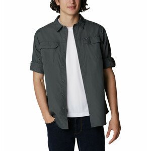 Pánská košile Columbia Silver Ridge EU 2.0 Long Sleeve Shirt Velikost: XL / Barva: šedá