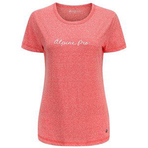 Dámské triko Alpine Pro Jequosa Velikost: M / Barva: růžová