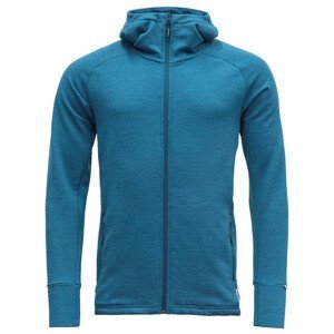 Pánská mikina Devold Nibba Man Jacket W/Hood Velikost: XL / Barva: modrá