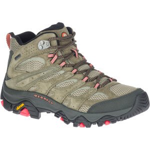 Dámské trekové boty Merrell Moab 3 Mid Gtx Velikost bot (EU): 40,5 / Barva: zelená