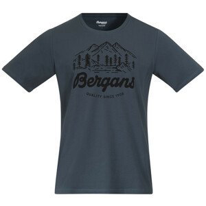 Pánské triko Bergans Classic V2 Tee Velikost: M / Barva: tmavě modrá