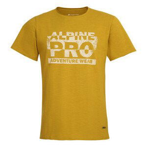 Pánské triko Alpine Pro Hoop Velikost: XXXL / Barva: žlutá