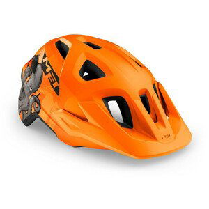 Dětská cyklistická helma MET Eldar Octopus Velikost helmy: 52-57 cm / Barva: oranžová