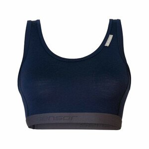 Sportovní podprsenka Sensor Merino Active Deep Blue Velikost podprsenky: XL / Barva: modrá