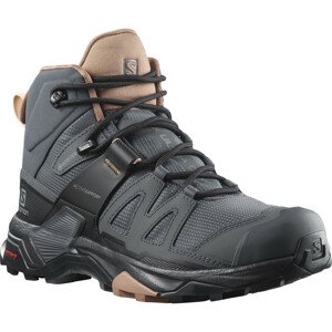 Dámské turistické boty Salomon X Ultra 4 Mid Wide GTX W Velikost bot (EU): 41 (1/3) / Barva: šedá/hnědá