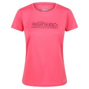 Dámské triko Regatta Womens Fingal VI Velikost: XS / Barva: růžová