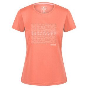Dámské triko Regatta Womens Fingal VI Velikost: XS / Barva: světle oranžová