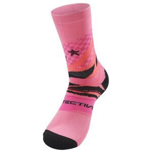Cyklistické ponožky Protective P-Red Sun Velikost ponožek: 36-39 / Barva: růžová