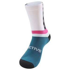 Cyklistické ponožky Protective P-Vert Velikost ponožek: 44-47 / Barva: modrá/bíla