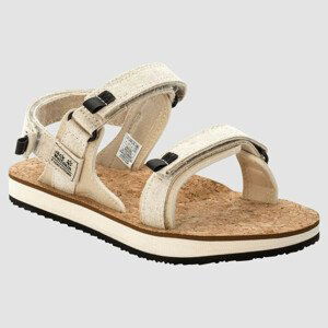 Dámské sandály Jack Wolfskin Ecostride 2 Sandal W Velikost bot (EU): 37 / Barva: béžová