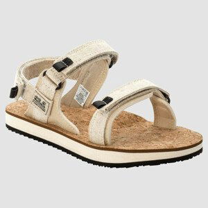 Dámské sandály Jack Wolfskin Ecostride 2 Sandal W Velikost bot (EU): 38 / Barva: béžová