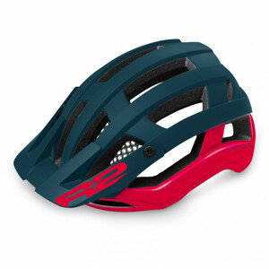 Cyklistická helma R2 Cross Velikost helmy: 58-62 cm / Barva: červená/zelená