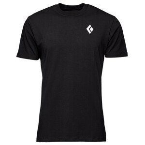 Pánské tričko Black Diamond M BD MOUNTAIN BADGE SS TEE Velikost: XL / Barva: černá