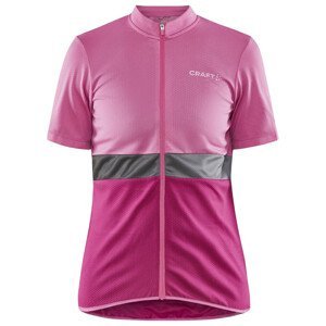 Dámský cyklistický dres Craft CORE Endur Velikost: S / Barva: růžová