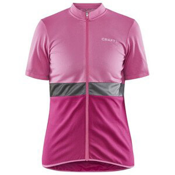Dámský cyklistický dres Craft CORE Endur Velikost: M / Barva: růžová