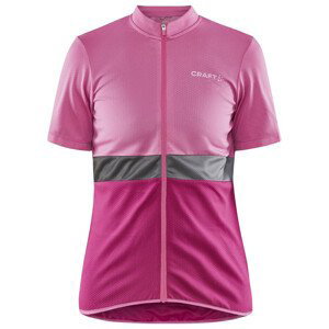 Dámský cyklistický dres Craft CORE Endur Velikost: L / Barva: růžová