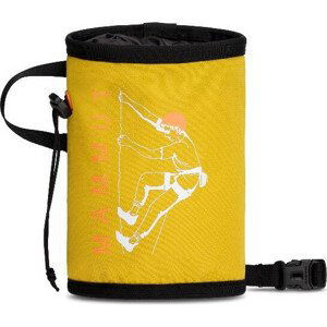 Pytlík na magnézium Mammut Gym Print Chalk Bag Barva: žlutá
